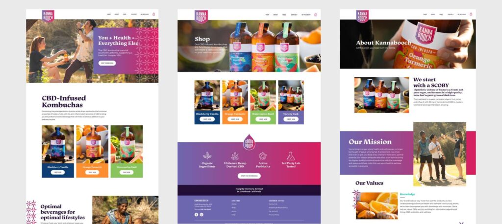 Kannabooch web design