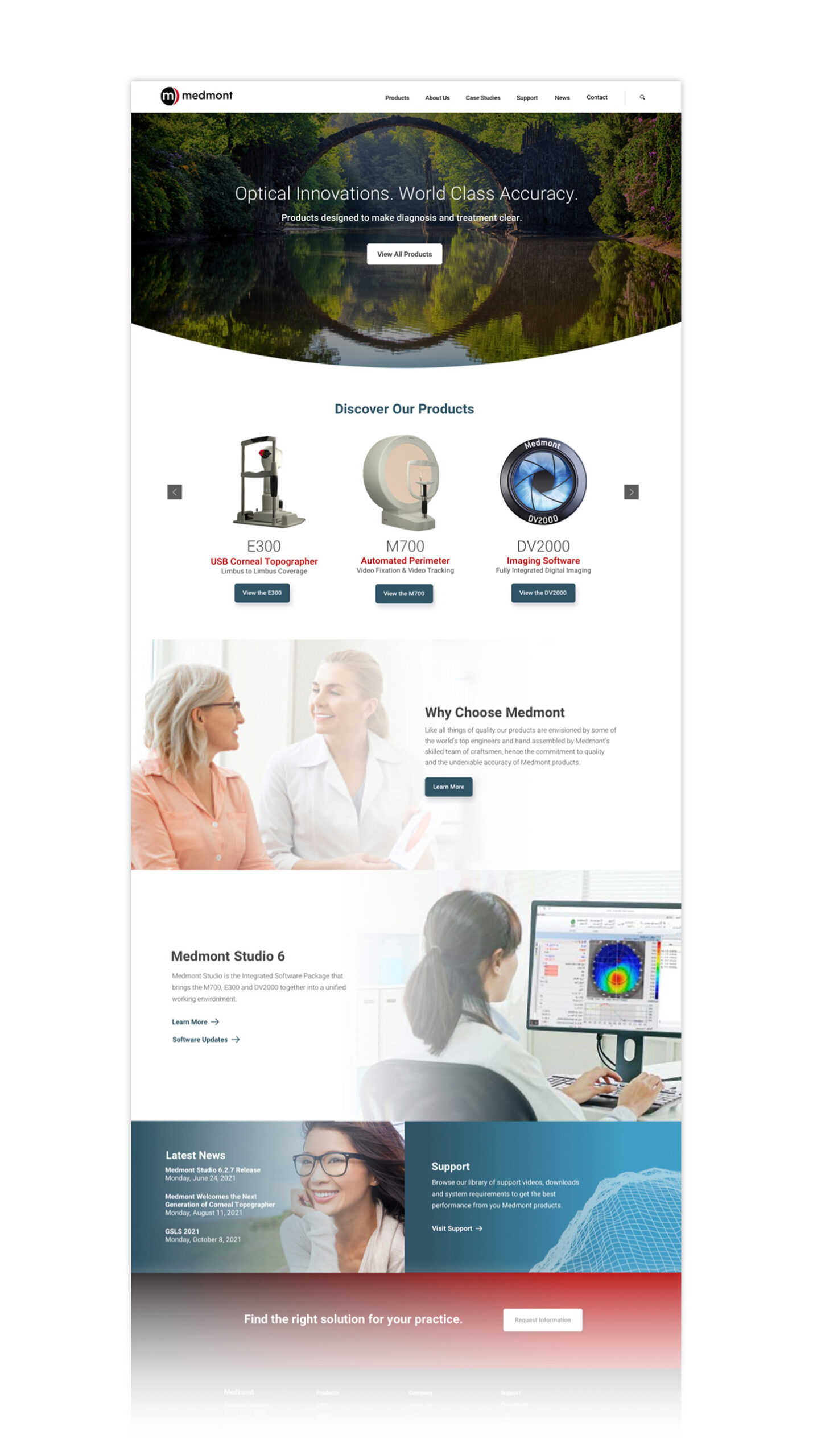 medmont website design