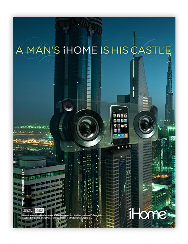 iHome Ad Campaign