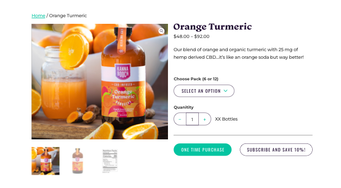 Kannabooch product page