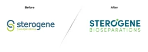 Sterogene logo design